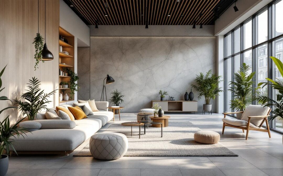 A photograph of a modern