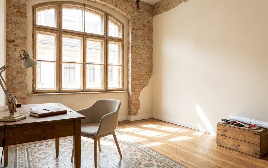 habitación piso antiguo